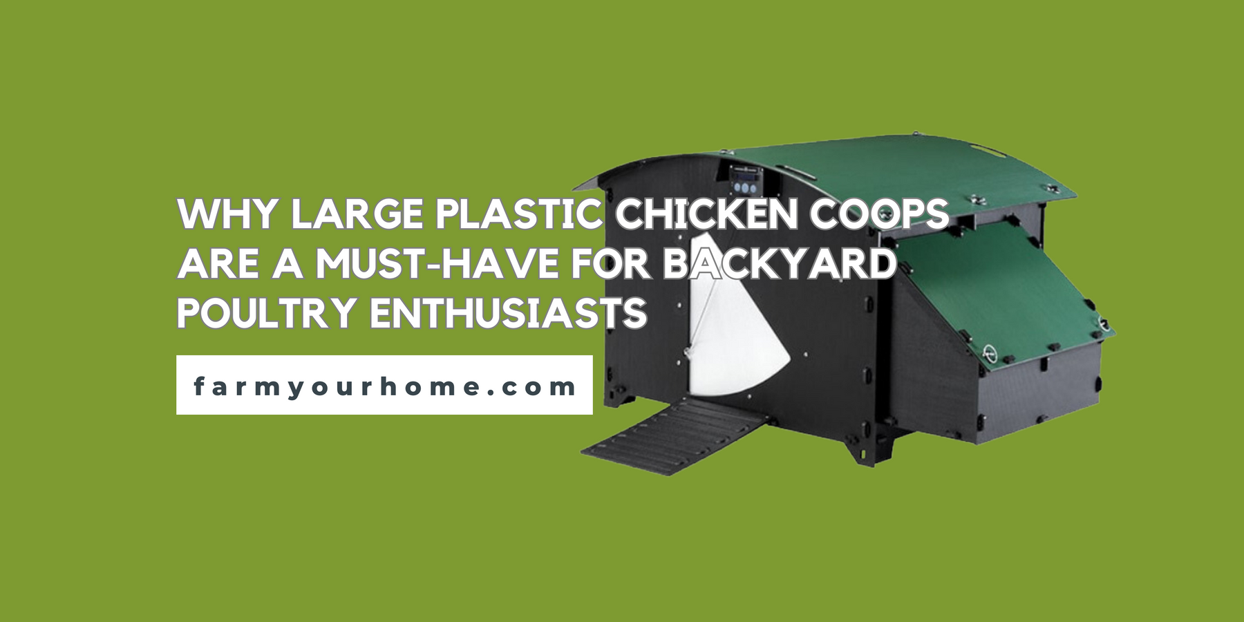 Why Large Plastic Chicken Coops are a Must-Have for Backyard Poultry Enthusiasts Blog Post