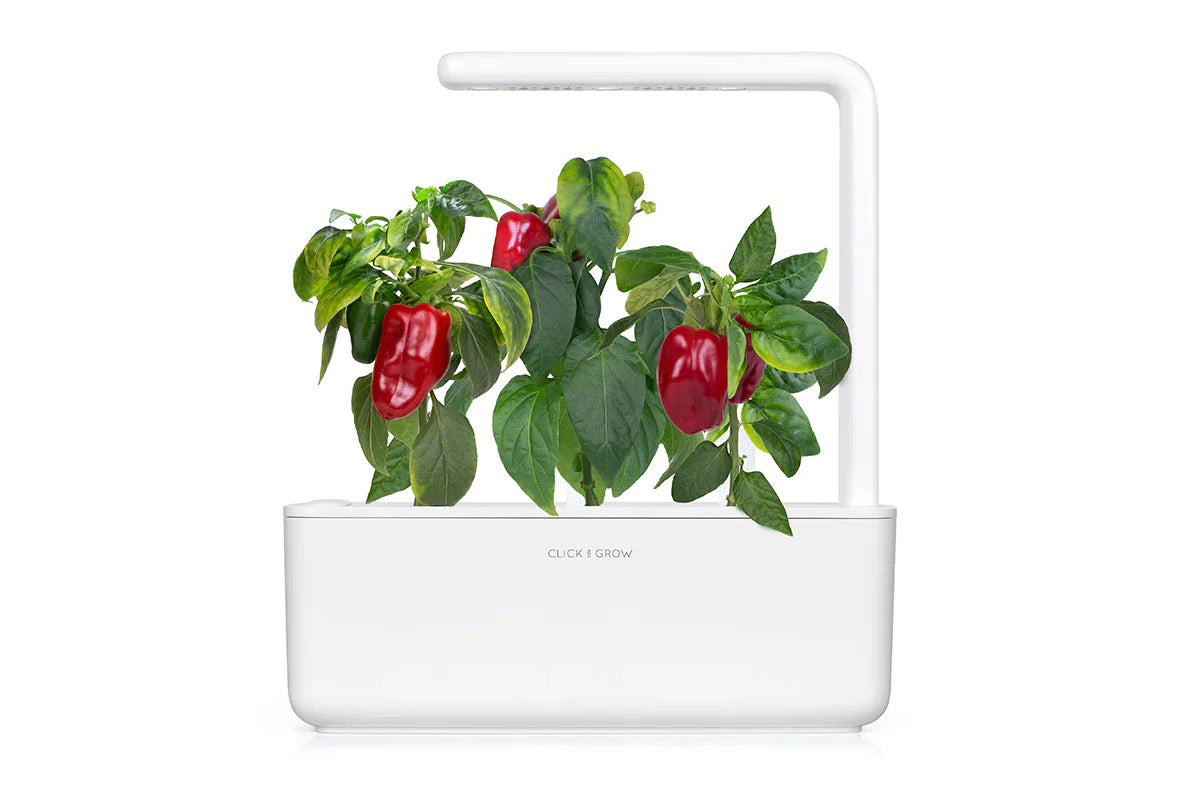 Click & Grow Smart Garden 3 with Red Sweet Peppers