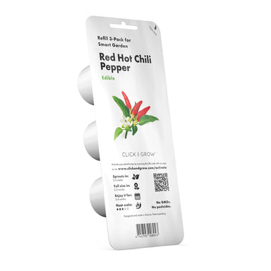 Click & Grow Red Hot Chili Pepper 3-Pack Pods