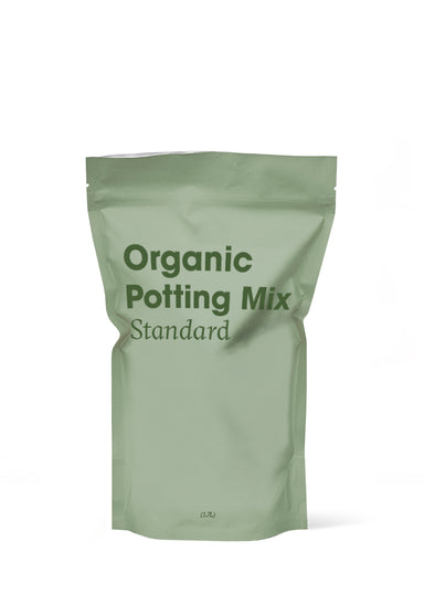 All-Purpose Organic Potting Mix in a green bag with a white background